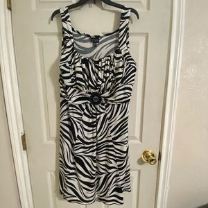 Animal print dress
